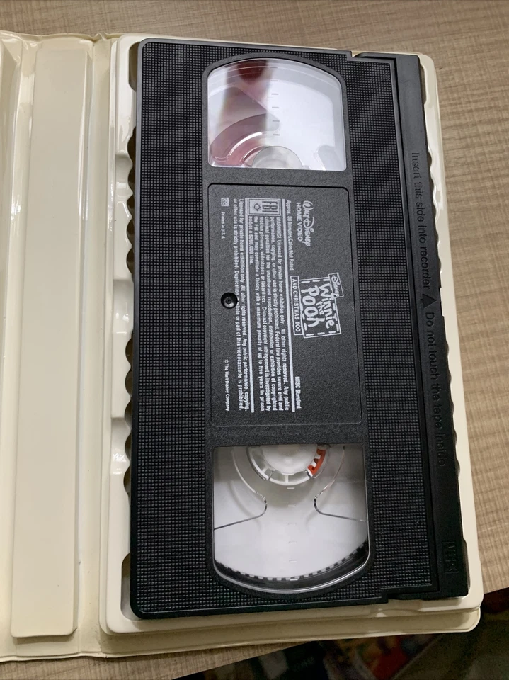 Winnie the Pooh and Christmas Too (VHS, 1997) clamshell case - Image 4 of 4