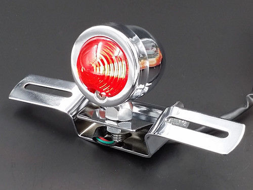 Red Bullet Motorcycle Tail Brake Light For Harley Honda Kawasaki Suzuki Yamaha - Picture 8 of 9