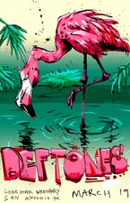Deftones  Concert Poster FREE SHIPPING 12"x18"
