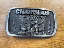 Charolais Coal Belt Buckle 1994 