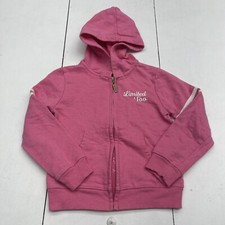 Limited Too Pink Zip Up Jacket Youth Girls Size Medium