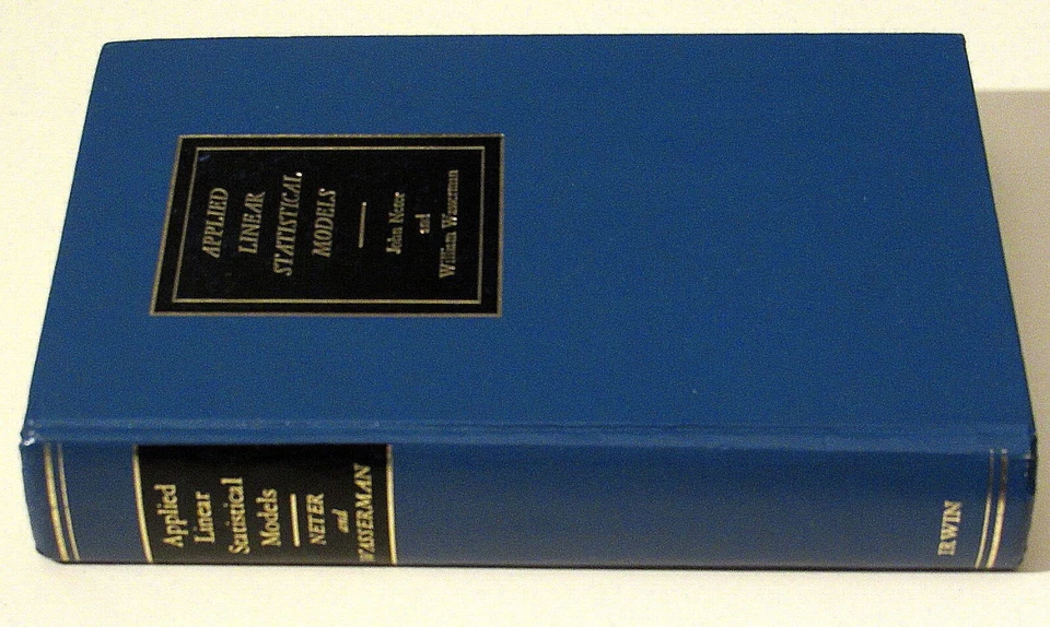 APPLIED LINEAR STATISTICAL MODELS Neter & Wasserman 1974 Hardcover 1st Edition - Image 3 of 4