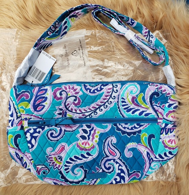 Vera Bradley Waikiki Paisley Go Ahead Convertible Crossbody Bag for