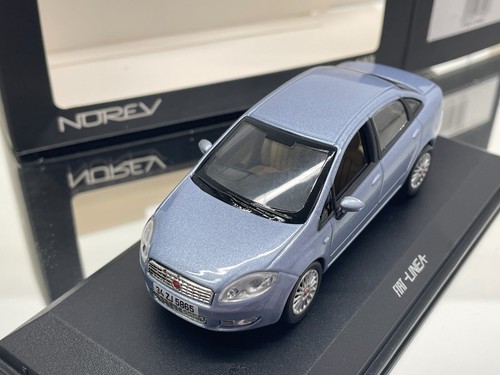 NOREV 770400 FIAT LINEA BERLINA 2006 -BLUE METALLIC 1:43- GOOD IN BOX - Picture 4 of 8