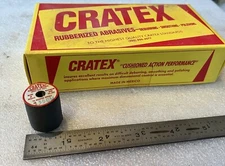 1350M Cratex 7/8" Diax 1" Long, Cylinder, Rubberized Medium, S/C, New, 1/Lot