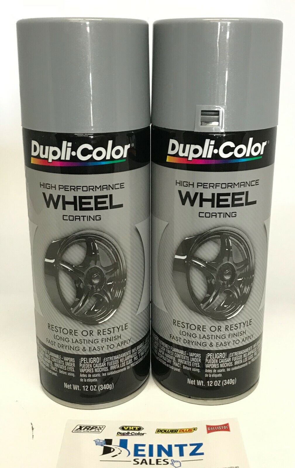 Duplicolor-HWP101-2 Pack High Performance Wheel Coating Silver color - 12 oz