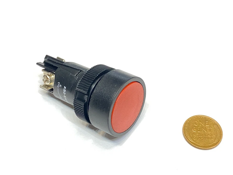2 x Red Push Button Switch NC N/O 22mm LA38-11 Normally closed open Momentary G2 - Image 2 of 4