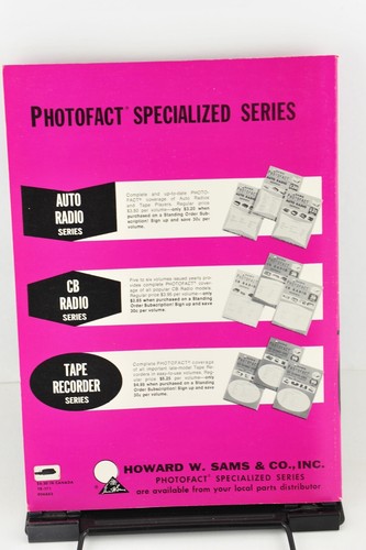 Sams Photofact Tape Recorder series TR-151 to TR-175 *Select Volume* (Good) - Picture 40 of 48