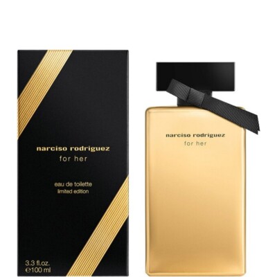 Narciso Rodriguez For Her Eau de Toilette LIMITED EDITION 3.3oz