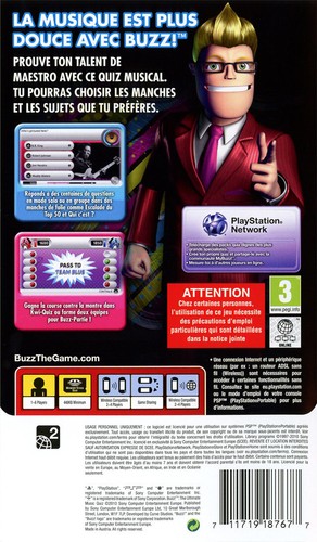 Jeu Buzz! The Ultimate Music Quiz / Sony PlayStation Portable achats PSP / Pegi 3