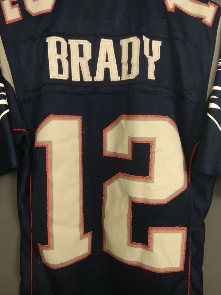 Camiseta pequena Tom Brady New York Patriots Reebok ig93 - Imagem 4 de 4