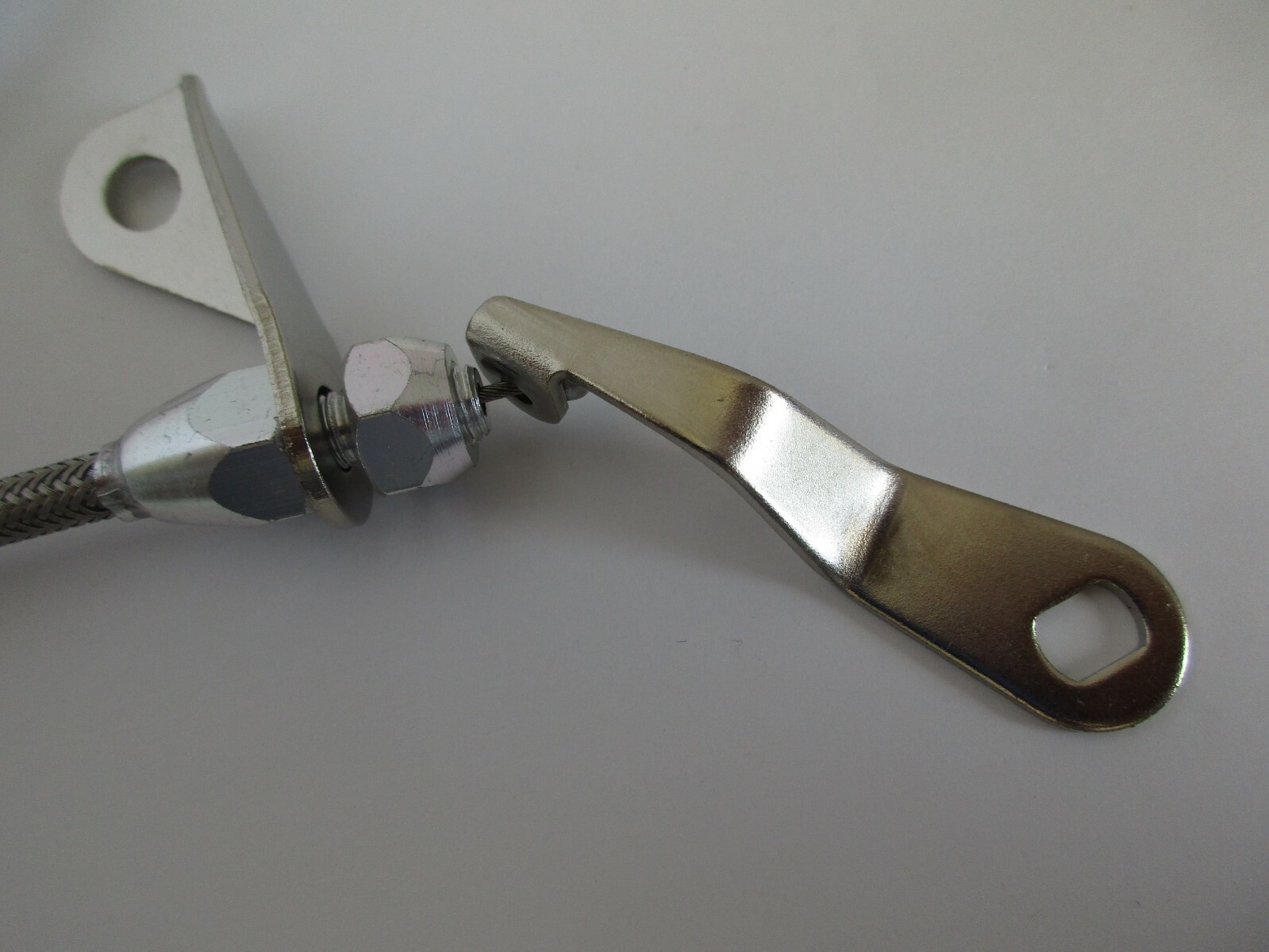 FORD C4 STAINLESS BRAIDED KICK DOWN CABLE TRANSMISSION DETENT 5100 eBay