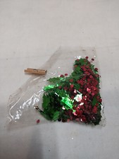 Christmas Holiday Crafts - Holly and Berries Metallic Confetti