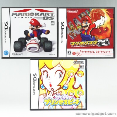 Mario Kart & Hoops 3on3 (Slam Basketball) & Super Princess Peach