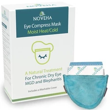 NOVEHA EXPRESS Warm Compress Individual Eye Mask | Moist Hot Technology For S...