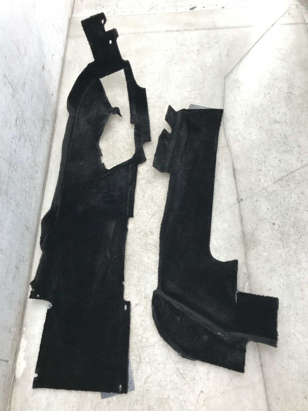 ASTON MARTIN RAPIDE LEFT FRONT CARPET FLOOR LINER SET BLACK AD43-13165-ABW OEM