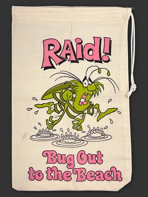 Raid Beach Bag 1979 Premium From SC Johnson Wax