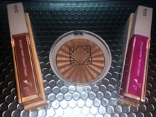 Ofra Cosmetics,  Highlighter: Soho and 2 Lipsticks: Aruba and Palm Beach