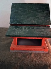 Custom made bird feeder cabin style