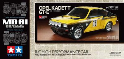 Tamiya 58729 Opel Kadett GT/E (MB-01) 1:10 RC Bausatz (mit ESC)