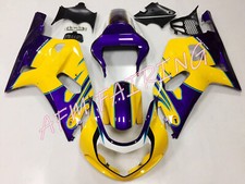 Yellow Purple Alstare ABS Injection Bodywork Fairing Kit for GSXR600/750 2001-03