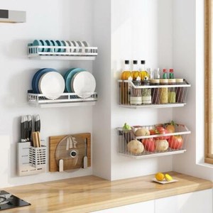 304 Stainless Steel Wall Mount Kitchen Storage Rack Dish Drainer Ebay ebay