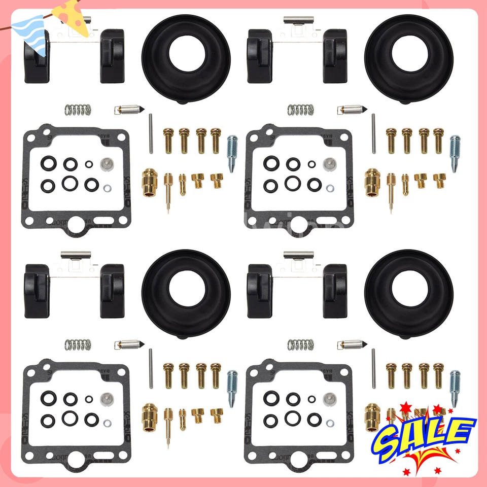 Nuevo kit de reparación de carburador juego de reconstrucción para Yamaha FJ1200 FJ1200A FJ 1200 A Foto 4 de 4