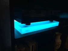 Acrylic Platform for McIntosh MT10 Turntable w Sorbothane Feet & LED Lights