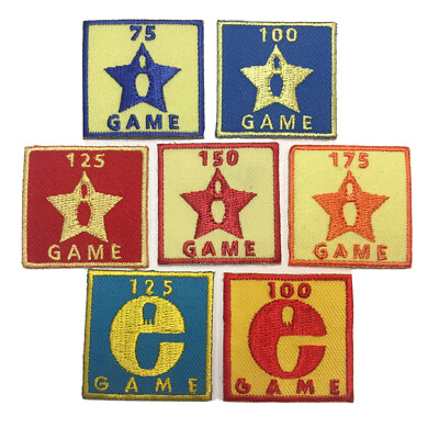 Usbc Iron On Patch Game 7pc Lot Embroidered United States Bowling Congress Award Ebay