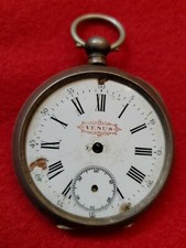 Antique Russian Silver Pocket Watch VENUS