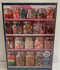 New Cobble Hill Candy Shelf 500 Piece Puzzle With Poster