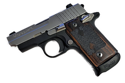 Custom Acrylic SPD Grips For Sig Sauer P238 - Cheetah Print Ambidextrous