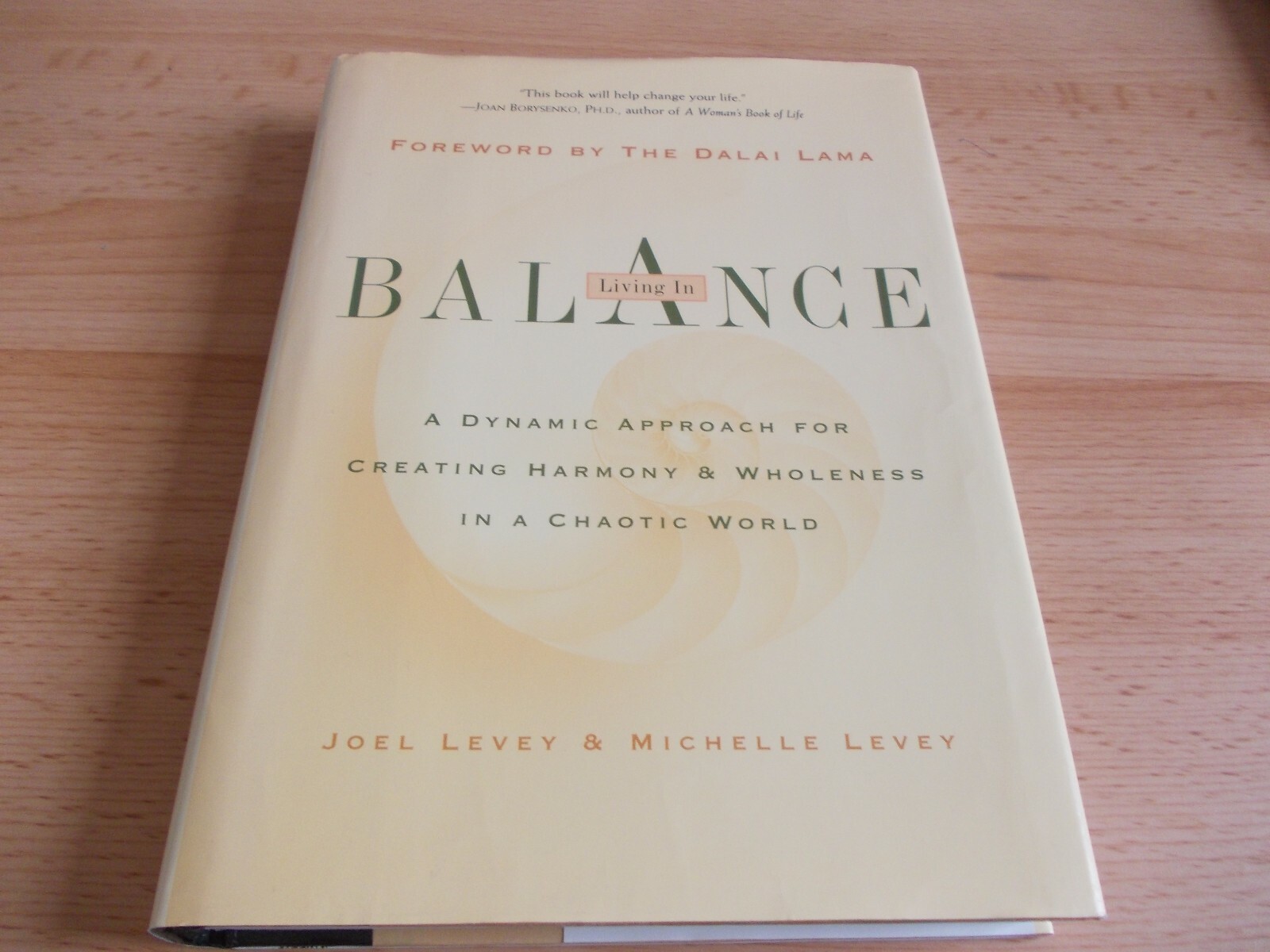 Living in Balance by Levey, Joel, Levey, Michelle, 1st edition,2nd imp. Hardback