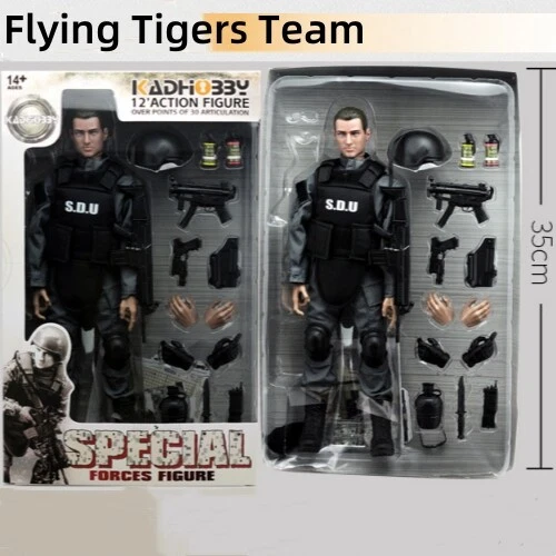 1/6 Soldier MODEL 30cm Flying Tigers Team military model Action Figures - Image 2 of 4