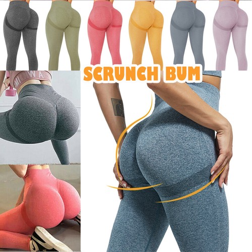 Womens Ruched Butt Leggings