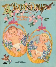 VINTGE 1959 4 BABY DOLL PAPER DOLL LASR REPRODUCTIN~UNCUT BEST LO PRICE NO1 SELR