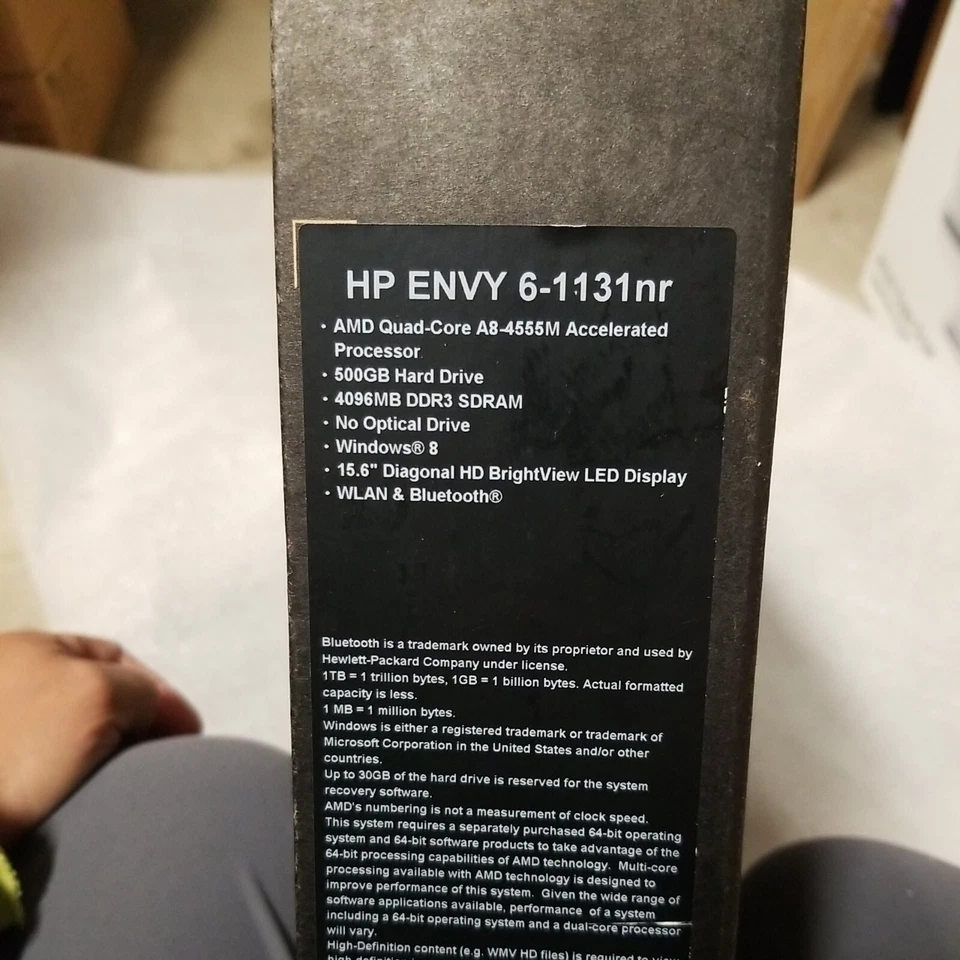 HP 6-1131nr 16in. (500GB, AMD A8 Quad-Core, 1.7GHz, 4GB) Ultrabook - C2L00UA - Image 4 of 4