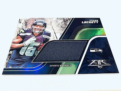 Tyler Lockett 2015 Topps Fire Refractor Authentic Memorabilia Jersey Card#FJR-TL