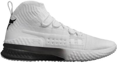 Size 9 - Under Armour Project Rock 1 White