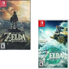 The Legend of Zelda: Tears of the Kingdom & Breath of the Wild Switch Bundle New