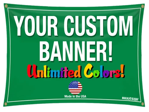 4'x 12' Full Color Custom Banner 13oz Vinyl 4x12 - product listing photo