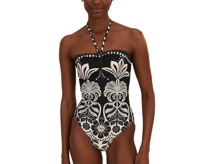 #ad #ad FARM Rio Flowers Leopard One Piece Swimsuit MSRP $210 $82.99