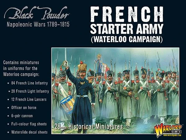 Napoleonic French Starter Army - Waterloo Campaign - Warlord Games Black Powder