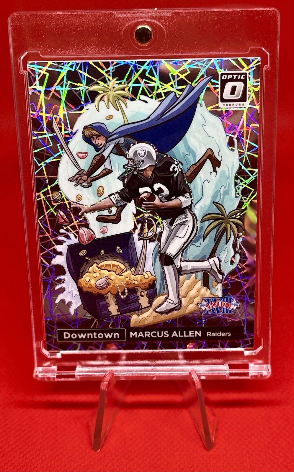 Marcus Allen Downtown 2023 Donruss Optic Raiders Super Bowl Legend SP