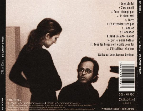 Céline Dion – S'il Suffisait D'aimer (CD, Columbia COL 491859-2)