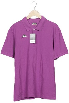 Kappa Poloshirt Herren Polohemd Shirt Polokragen Gr. XXL Lila #klo2atk