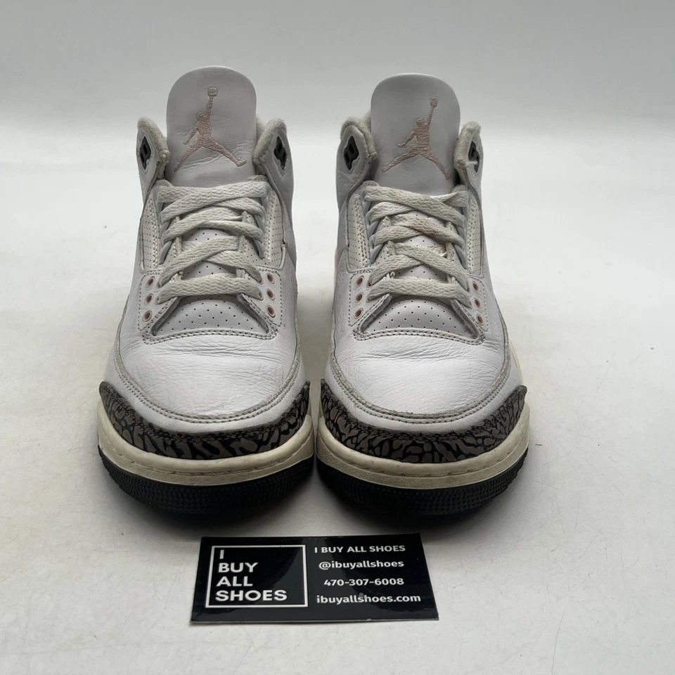 Tamanho 8,5W - Nike Air Jordan 3 retrô napolitano branco marrom rosa (CK9246-102) - Imagem 2 de 4