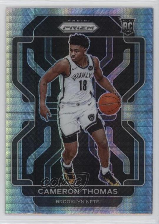 2021-22 Panini Prizm Hyper Prizm Cameron Thomas #297 Rookie RC