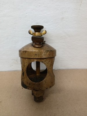Antique Brass PAROLE  Rod Oiler Hit Miss Steam Engine Lubricator No 3