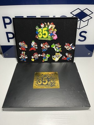 Super Mario Bros. 35th Anniversary Deluxe Pin Set Promo Item